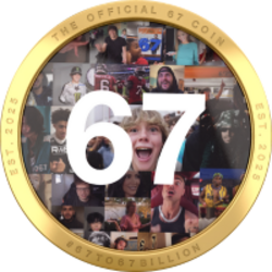 The Official 67 Coin logo