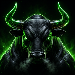 The Green Bull logo