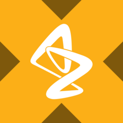 Wrapped AstraZeneca xStock logo
