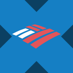 Wrapped Bank of America xStock logo